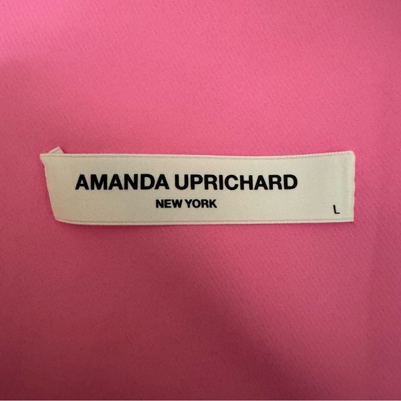 Amanda Uprichard “Allora” Mini Dress in Shocking Pink Size Large - Picture 3 of 11